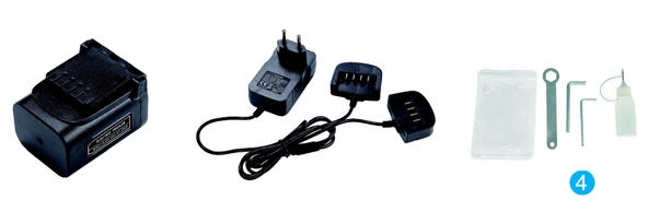 Zimastar SC-8611A Akülü Budama Makası 40mm + Teleskopik Uzatma Aparatı - Resim 3