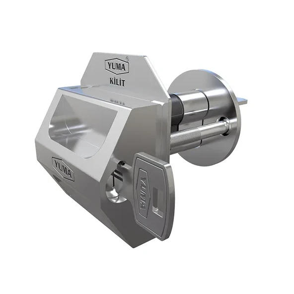 Yuma Kilitli Kapı Güvenlik Çelik Rozeti - Sağ ürün görseli