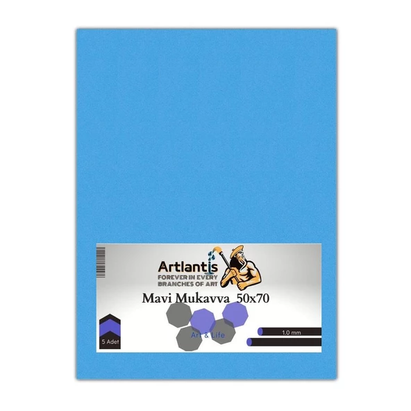 Renkli Mukavva 50x70 5 Adet Artlantis Renkli Mukavva 5 Adet - 8