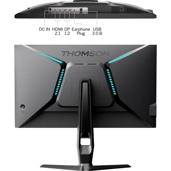 Thomson M27QG5Y14 Gaming Monitör 27" 1 Ms Qhd 180 Hz Adaptive 2560 x 1440 Monitör - Resim 3
