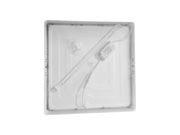 CATA 30W 30x30 Kare Led Panel Armatür Sıva Üstü BEYAZ Kasa Beyaz Işık 6400k 3200lm 220v IP20 - Resim 2