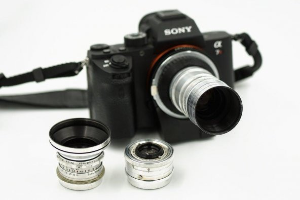 Argus C3 Lensi Leica M Vücut (Techart Pro Lm-Ea7) Adaptörü Plastik Aparat