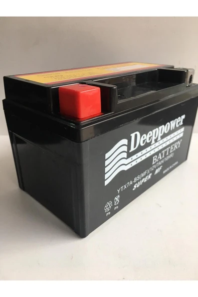 DEEPPOWER Emk 12.7 Yatık Motosiklet Aküsü Oem (ortak Model ) ürün görseli 1