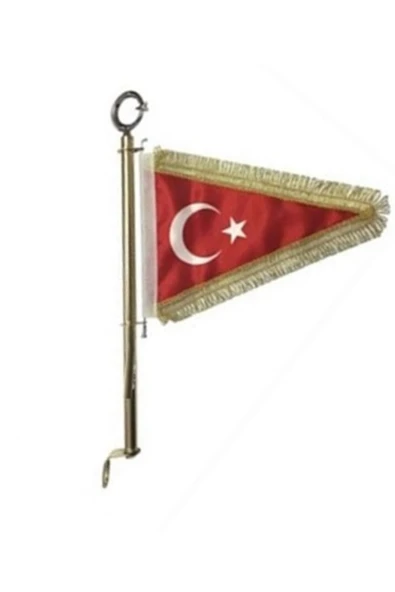 EMİNMOTOR Bayrak Flama Üçgen A Kalite (SARIPÜSKÜLLÜ) ürün görseli 1