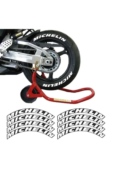 Gogo Michelin Uyumlu 3d Lastik Yanak Yazısı Beyaz ürün görseli 1