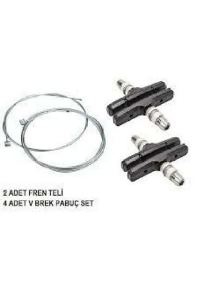 Bianchi Nur Bisiklet Bisiklet Orjinal Fren Teli & Pabuç Seti - 1
