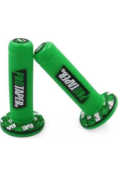 MOTOSVN Motosiklet Cg Cross Scooter Protaper  Elcik Slikonlu Yeşil ürün görseli 1