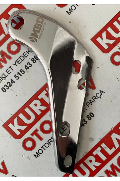 MBD Cg 125 Egzoz Bağlantı Demiri Nikel - Resim 2