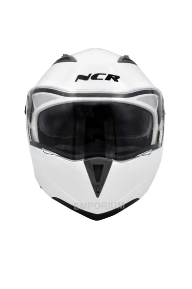 NCR NCRÇene Açılır Kask Vizörlü Beyaz - Resim 4
