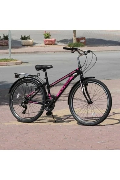 Corelli Schule 26 Jant Bisiklet Siyah - Fuşya ürün görseli 1