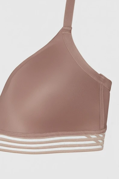 Koyu Kahve Barbara Balensiz Sütyen - Resim 2