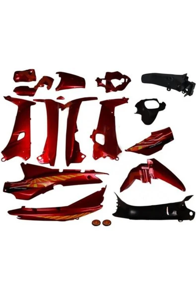 monero Falcon-çelik-kalipso Kaporta Seti Kırmızı A Kalite ürün görseli 1