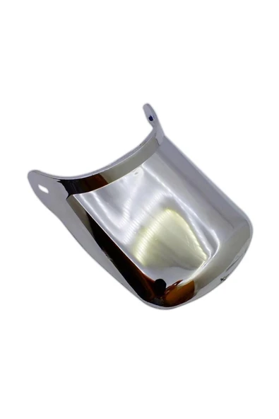 monero Cg Motosiklet Arka Çamurluk Tozluğu Nikel - Resim 2