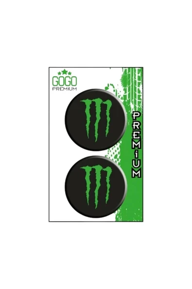 Gogo Damla Sticker 2'li 5X5cm Mnstr ürün görseli 1