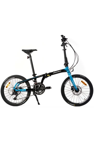 Geotech Fold Up 20.3 20 Jant 18 Vites HD Katlanır Bisiklet - Siyah Mavi ürün görseli 1