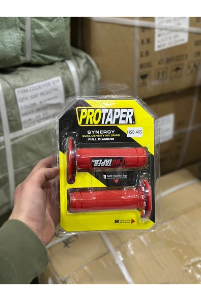 RS2 Protaper Yeni Kırmızı Motosiklet Elcik (GİDON EL TUTAMAÇLARI) Her Motora Uyumlu Modifiye - Resim 2