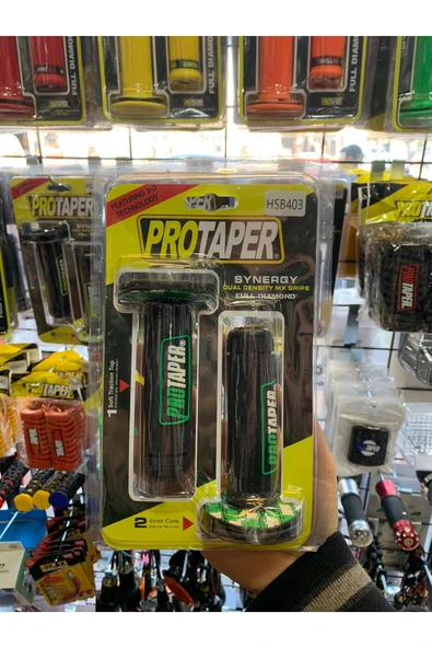 Arzu / Monero PROTAPER ELCİK YEŞİL SİYAH MOTOSİKLET ELCİK YEŞİL SİYAH PRO TAPER ürün görseli 1