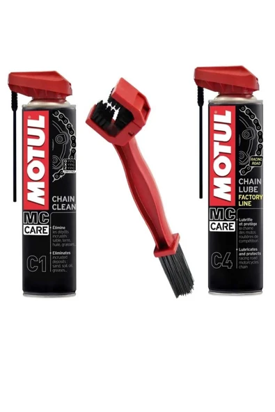 Motul C1 & MOTUL C4 Zincir Temizleme Fırçası Hediye - 1