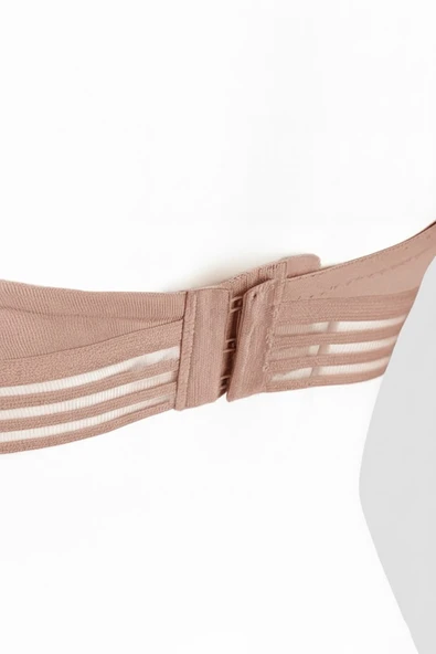 Koyu Kahve Barbara Balensiz Sütyen - Resim 3