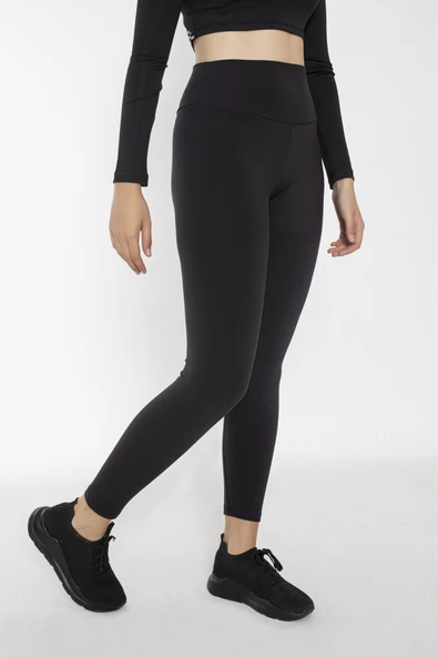 Crozwise Polarlı Bayan Tayt Siyah 3198 ürün görseli