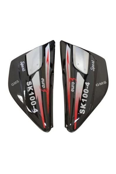 Çelik Yan Kapak Sağ Sol Sk 100-3 Sport(siyah) Takım ürün görseli 1