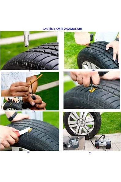 Arzu / Monero Monero Dubleks Dublex Lastik Tamir Fitil Seti - Resim 3