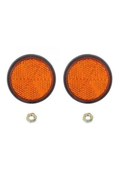 MOTOSVN Cg-cub-scooter Reflektör Yuvarlak 6 Mm 2 Li Takım - Resim 2