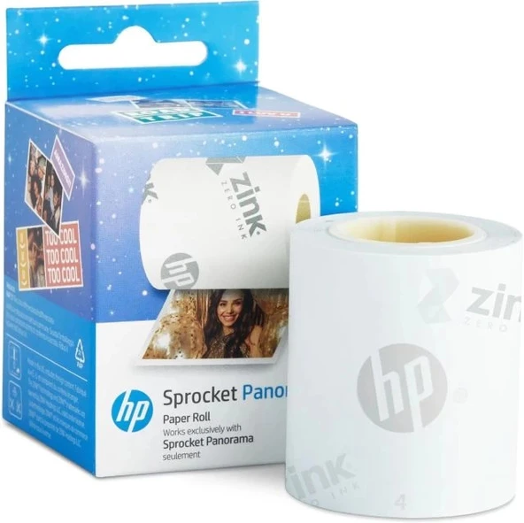HP Sprocket Panorama Instant Taşınabilir Renkli Etiket ve Fotoğraf Yazıcısı ve Kağıt Paketi - 2