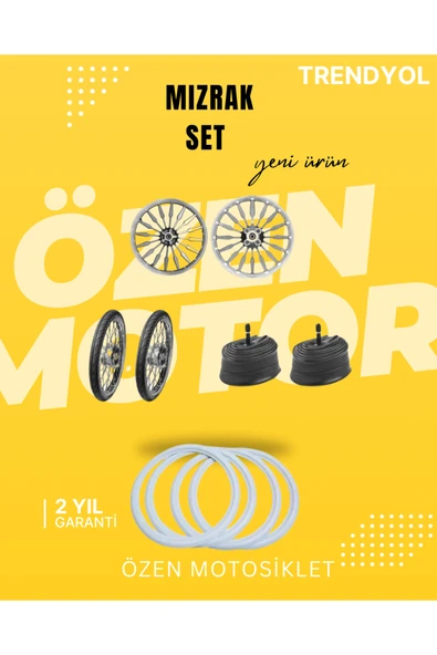 monero Cg 17-18 Modifiye Mızrak Jant - Lastik-Yanak Seti ürün görseli 1