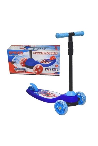 Art Tone Runner Scooter Kirmizi Street Styles Spi̇der Erkek Işikli Max 55 Kg 3 Teker 3+ ürün görseli 1