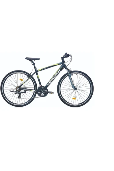 Geotech Trip 28 Econ 3 28 Jant 21 Vites Şehir Tur Bisikleti Siyah - Yeşil ürün görseli 1