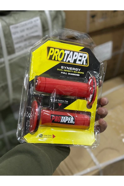 RS2 Protaper Yeni Kırmızı Motosiklet Elcik (GİDON EL TUTAMAÇLARI) Her Motora Uyumlu Modifiye - Resim 3