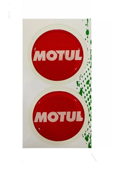 MG MOTO Motul 4x4 İkili Koruma Takozu Damla Sticker ürün görseli 1