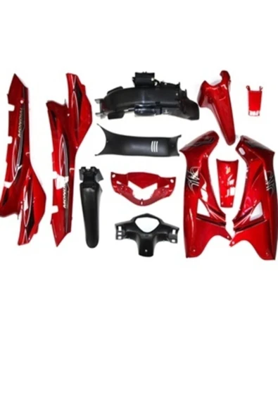 Mondial Sfc Basicx Kaporta Boyalı Aksam Kırmızı Set Orj ürün görseli 1