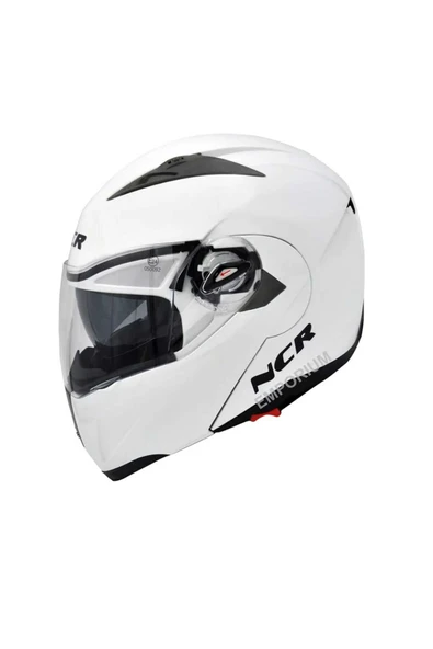 NCR NCRÇene Açılır Kask Vizörlü Beyaz ürün görseli 1