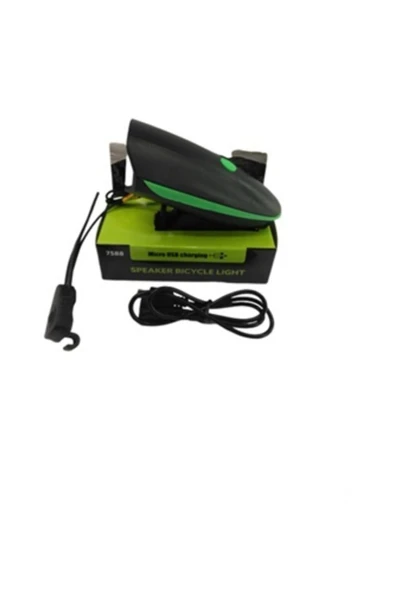 SEVENKARDEŞLER Bisiklet Bisiklet Korna Far Usb Şarzlı (7588) - 1