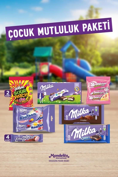 Çocuk Mutluluk Paketi- (Çikolata-Sakız-Şeker) ürün görseli 1