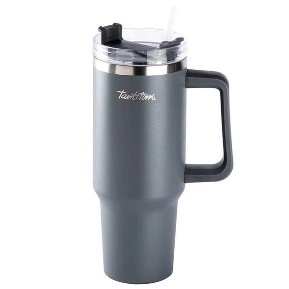 Tantitoni 020-01-move Füme Paslanmaz Çelik Pipetli Termos Bardak 1.2l