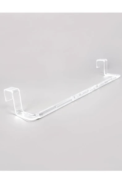 Beyaz Renk Polikarbon Havlu Askısı, Dayanıklı ve Şık Tasarımıyla Banyo Dekorunuza Değer Katar - Resim 2