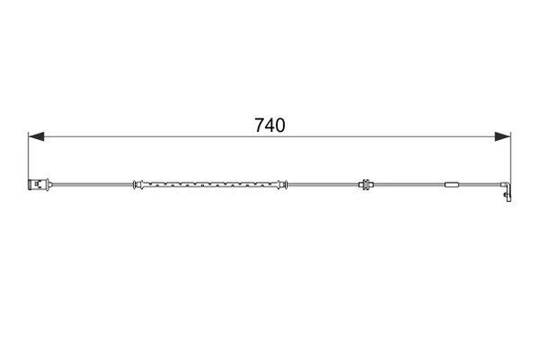 BOSCH 1987474587 FREN İKAZ SENSÖRÜ ASTRA F 1.4-1.6-1.8 16V-ASTRA G 1.6-1.8-2.0 16V-ZAFIRA 1.6-1.8-2.0 16V 13122323-1238442 ürün görseli 1