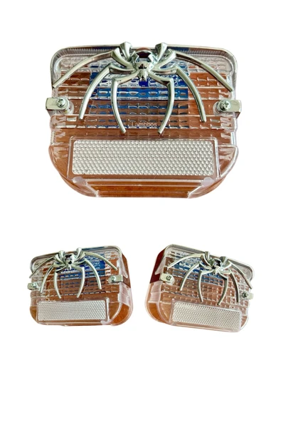 EMİNMOTOR Cg Clear Stop Camı Şeffaf Örümcekli Nikel ürün görseli 1