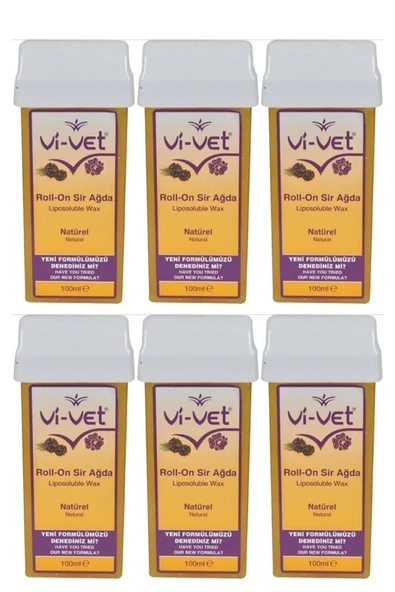 Natural Kartuş Sir Ağda 100 ml 6 lı Set - 1