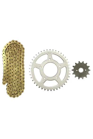 monero Cf Moto 250 Sr Zincir Dişli Seti Oringli Zincir Gold ürün görseli 1
