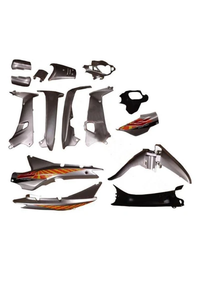 mkbmotor Cub Kaporta Set [gümüş] [kalıpso - Çelik] Cub - Resim 2