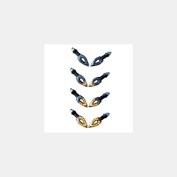 Motosiklet Sıralı Led Sinyal Takımı Üçgen - 5