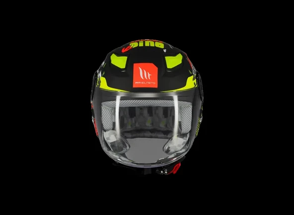 KASK MT ÇOCUK LITE DİNO A1 MAT SİYAH - 3