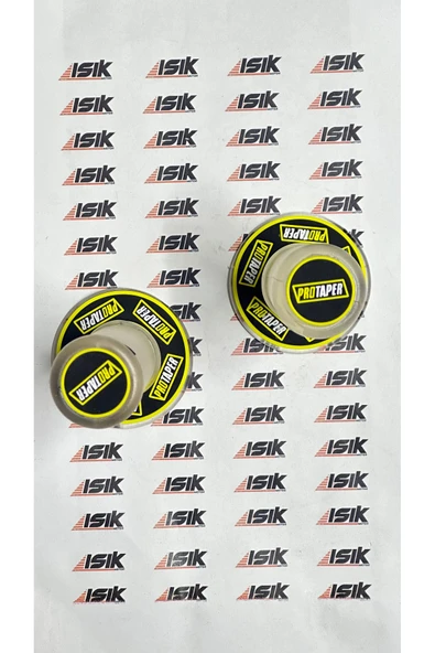 Universal Motosiklet Protaper Sağ-Sol Elcik Takımı Şeffaf Sarı-Siyah Yazılı - 3