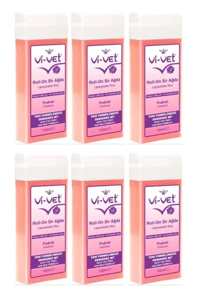 Roll-on Kartuş Sir Ağda Pudralı 100ml 6 Adet - 1