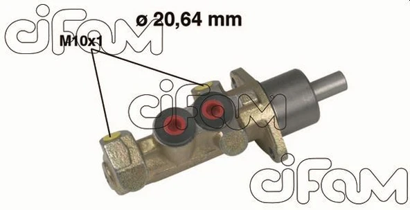 CIFAM 202242 ANA MERKEZ R19-MGN I 96-99 -CLIO I 91-98 -TWNG 96 > ABS Lİ 20.64mm 7700829834-7701204610 ürün görseli 1