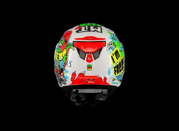 KASK MT ÇOCUK LITE DİNO A0 BEYAZ - 5